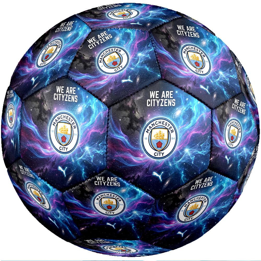 Pallone da calcio tema Manchester City Taglia 5 Pallone da calcio Tocco Morbido Pallone da calcio professionale per allenamento per sport all'aperto