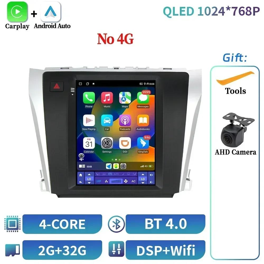 

9,7-дюймовый Android 14 для Toyota Camry 2012-2016 Автомобильный Радио GPS Мультимедиа Беспроводной Bluetooth Carplay Навигация Сенсорный Экран