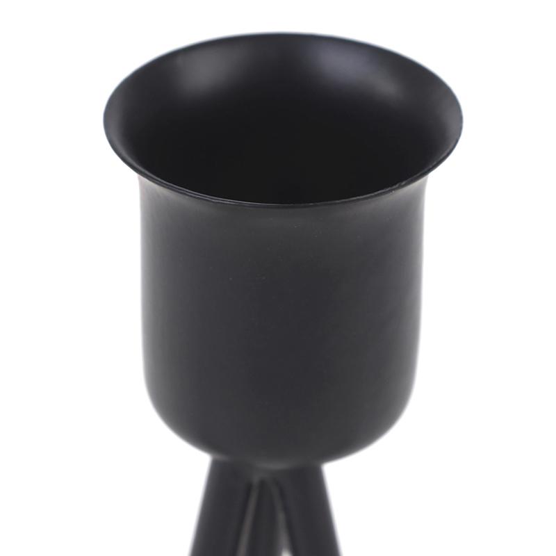 Triangle Candlestick Candle Holder Wedding Party Vintage Style Desktop Adornment