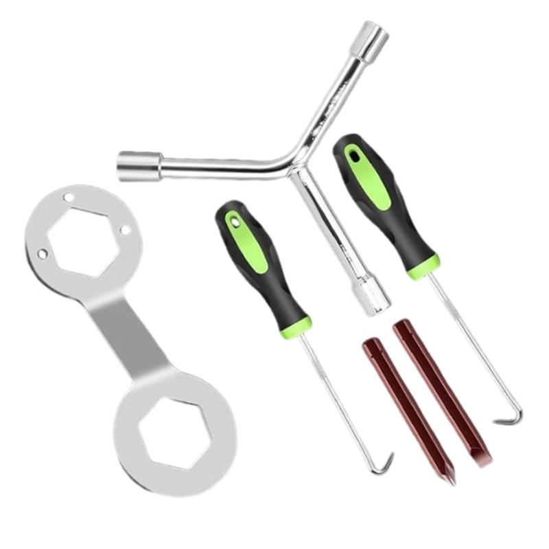 Washer Machine Tub Spring Expansion Tool Set with Pliers & Wrench Steel Spring Expansion Tool Set for Easy Removal