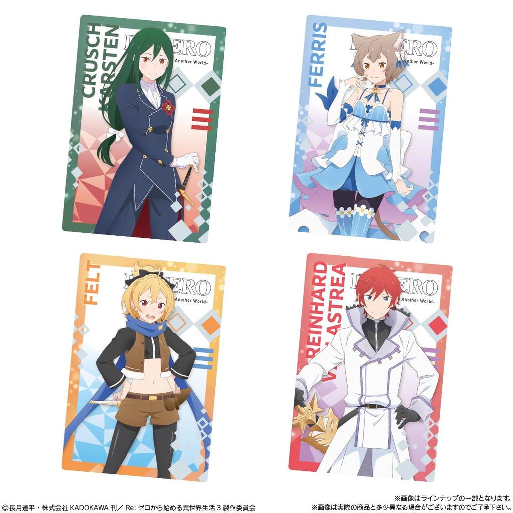 BANDAI ReZero - Starting Life in Another World Wafer vol.5 20-Piece Box Food Toy