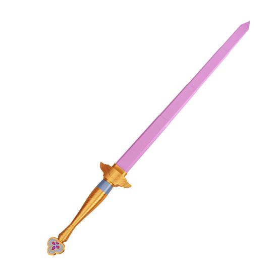 40,5" Einziehbarer Anime Cosplay Bedruckter Ausziehbarer Requisit für Halloween Lila Waffe Waffe 3D Kostüm Bühnenperformance