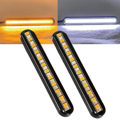 ECOTECT 24 LED Sequential Turn Signals Flowing Turn Signals + Daylight, Set of 2,