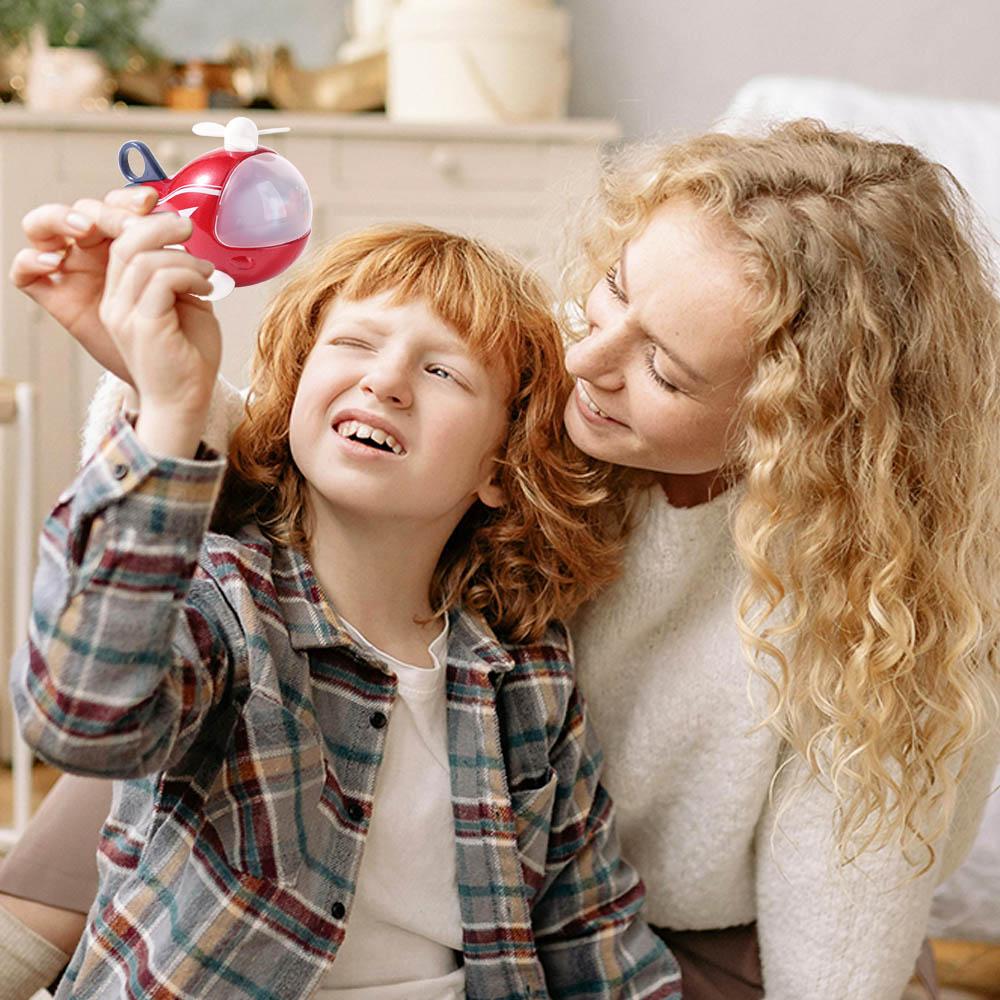 Pencil Eraser 6 In 1 Desk Stationery Detachable Stationery Helicopter Toy  Birthday Christmas Gift