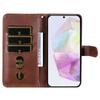 For Samsung Galaxy A36 5G Case Zipper Wallet Calf Texture PU Leather Phone Cover