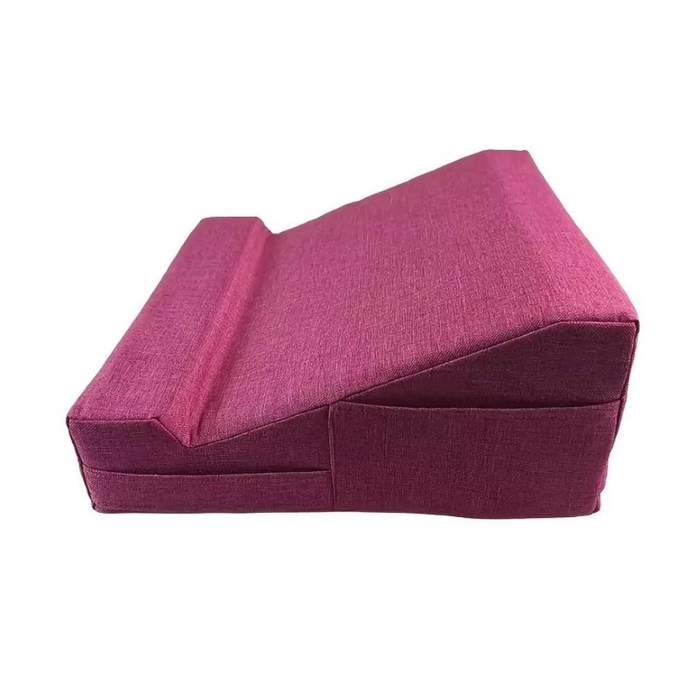 Double-Handed Computer Stand Soft Reading Cushion Portable Flat Support Tablet Stand Bed Pillow розы красного