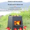 OEING Portable Foldable Outdoor Wood Burning Stove