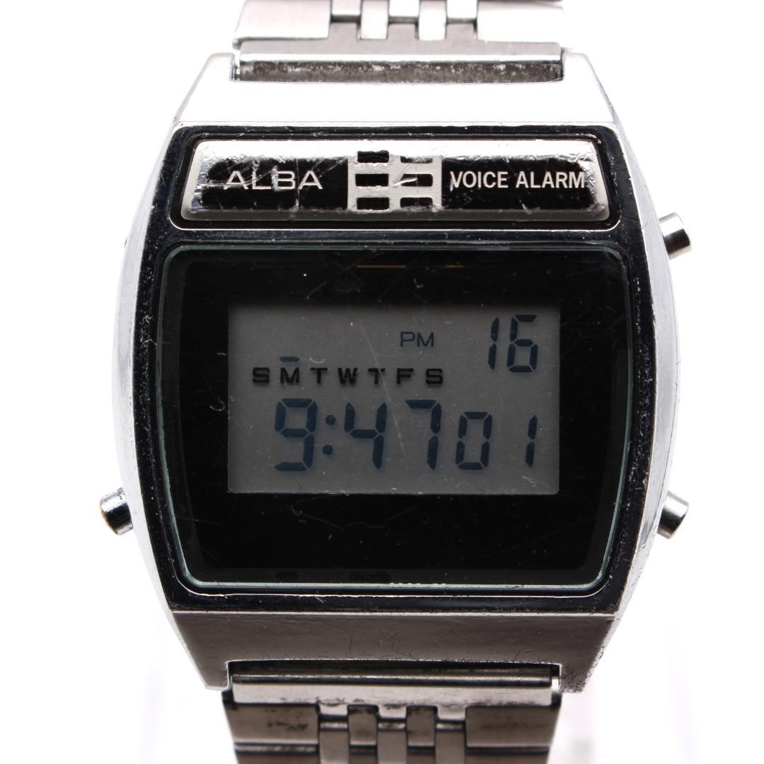 Rare SEIKO ALBA VOICE ALARM watch vintage