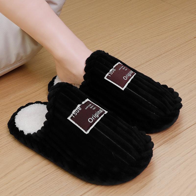Winterhausschuhe für Damen Indoor Rutschfest Warm Flauschig Hausschuhe Zuhause Bequem Bodenhausschuhe
