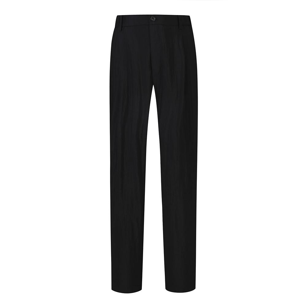 SIEG Crinkle Tapered Pants Black (Pifad4246)