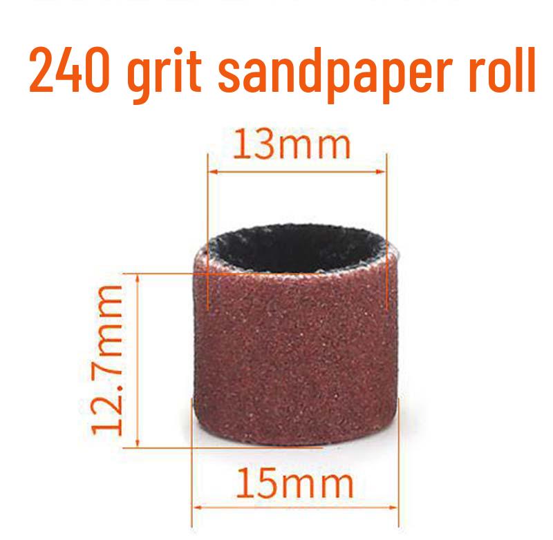 Sandpaper Ring Cloth Grinding Head for Woodworking and Carving Polishing