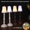1:12 6 Styles Dollhouse Miniature Floor Lamp Mini Simulation Bedside Lamp  Doll House Decor