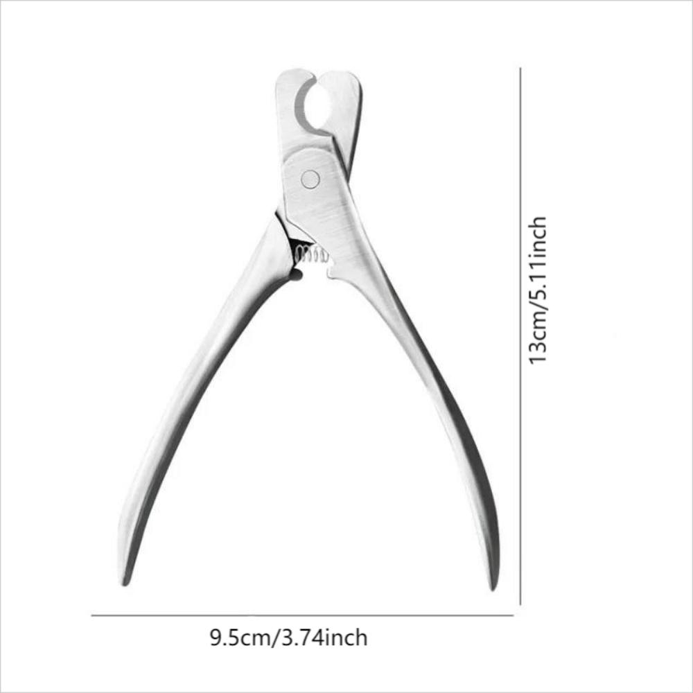 

Лидер продаж, профессиональная машинка для стрижки ногтей для домашних животных, острый безопасный триммер для ухода за животными, триммер для пальцев из нержавеющей стали, резак для пальцев для собак и кошек