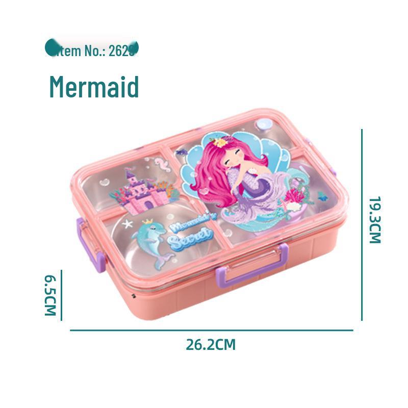 

Stainless Steel Insulated Bento Lunch Box for School & Office