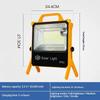 Portable Led Solar Flood Light With Ip65 Waterproof High Brightness Perfect For Outdoor Camping Hiking Emergency Lighting