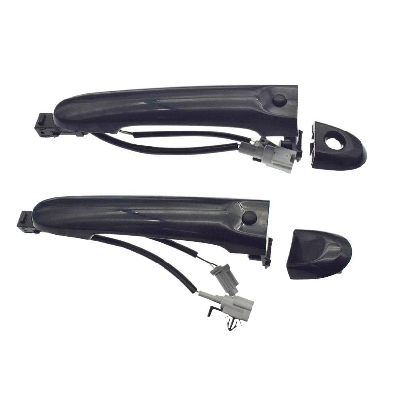1pc Exterior Door Handle for Nissan Versa Sunny 2011- Nissan Micra March 2010-2016 Nissan Juke 2011- With button sensor