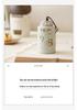 Osmanthus Kitten Exquisite Ash Wood Ceramic Tea Storage Can