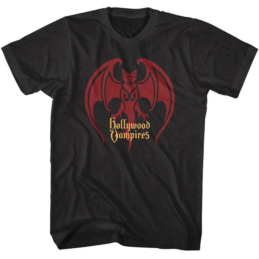 Мужская футболка с логотипом летучей мыши Hollywood Vampires L