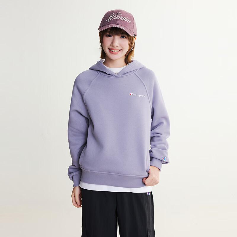 Champion Women's Raglan Hooded Plush Sweatshirt
