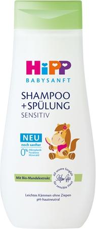 

Hipp Babysanft Sensitive baby shampoo and conditioner TU прозрачный