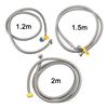 For Kitchens 1.2 1.5 2m optional Plumbing Accessories Water Inlet Stainless Steel Hose High Pressure Performance
