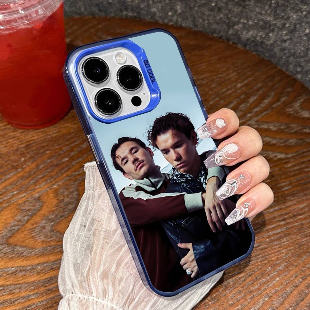 

M-Marcus And Martinus Phone Case For iPhone 17,16,15,14,13,12,11,Mini,Pro,E,SE4,XS,MAX Blue Candy Matte Cover iPhone13