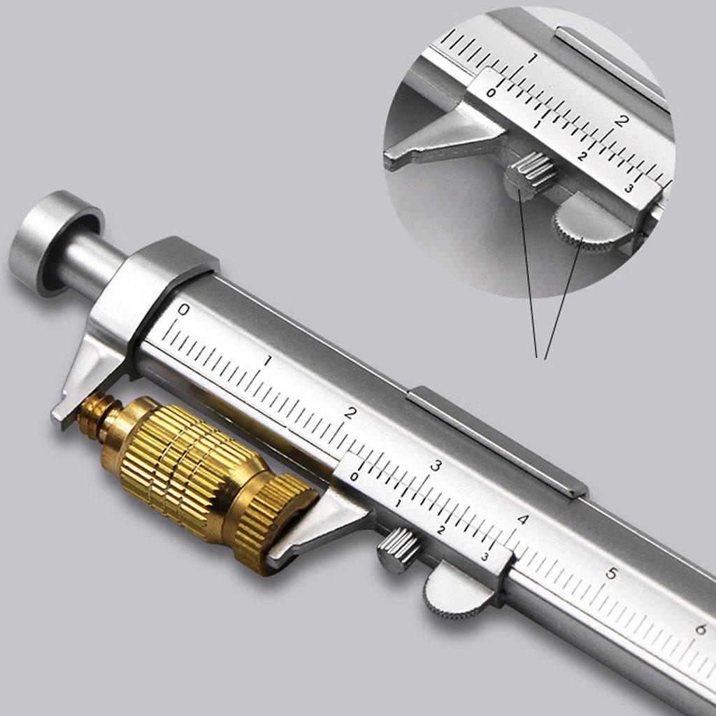 Vernier Caliper Multipurpose Gel Ink Pen Roller Ballpoint Pen Stationery Measure