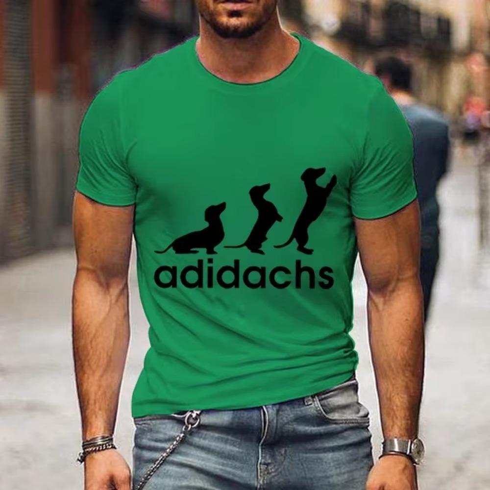 Męski T-shirt Miłośnik Jamników T-shirt Koszulki Graficzne Oversize Męski Damski T-shirt Moda Harajuku Ubrania Męskie Koszulki Markowe