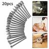20PC 120 Grit Electroplated Diamond Burr Set Drill Bit Set Rotary Grinding Tool