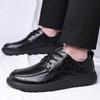 Men's Dress Business Shoes Classic Men Casual Walking Shoes All-match Mens Comfortable Sneakers Lace-Up Men's Footwear