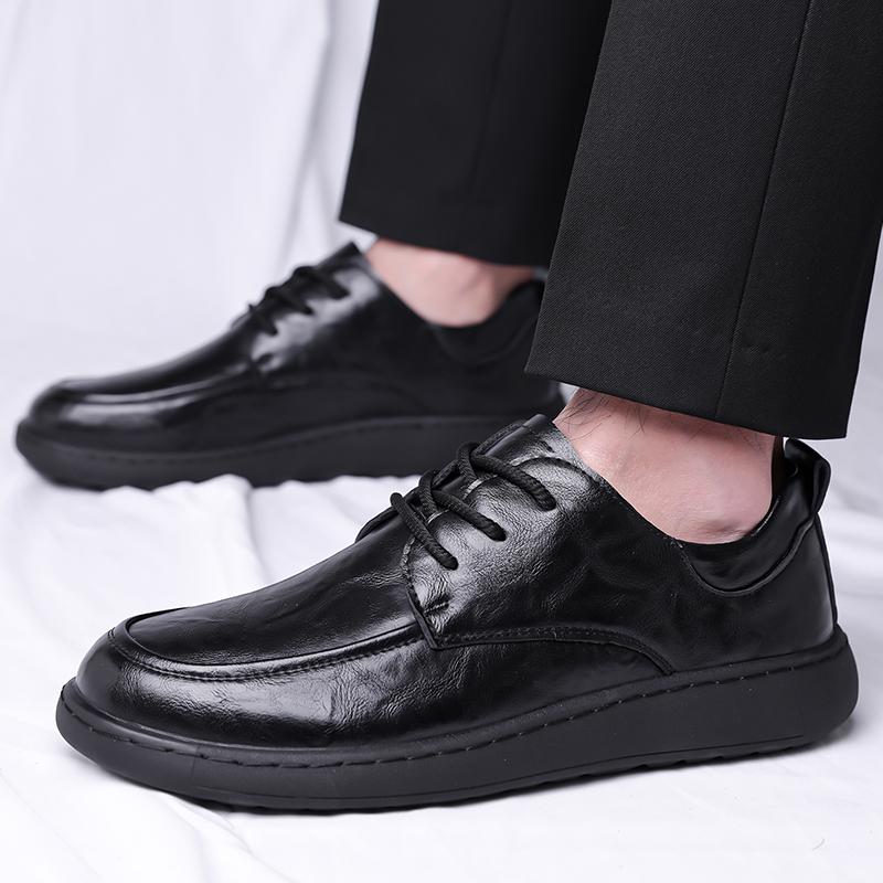 Fashion All-match Mens Comfortable Sneakers  Men's Dress Business Shoes Classic Men Casual Walking Shoes Fashion Lace-Up Men's Footwear