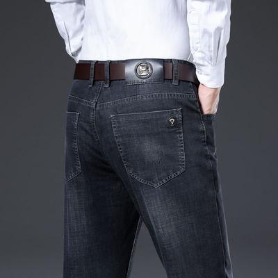 Men's Spring & Fall Loose Straight-Leg Jeans: Versatile, Trendy Business-Casual Trousers