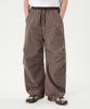 TRILLION Check Parachute Track Line Wide Pants_3Color