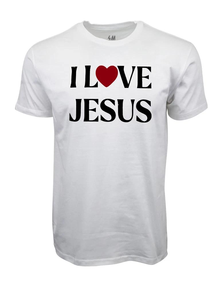I Love Jesus Graphic T Shirt S