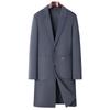 Autumn and Winter New Men's Double-sided Woolen Coat Long Suit Collar Trench Coat Business Casual Woolen Coat Men's Coat Factory