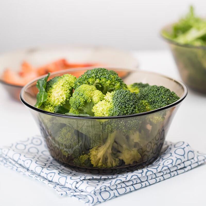 Adneny Hitzebeständige Glas-Servierschüssel