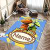 Custom Personalization Dinosaur Train Area Rug - Perfect For Kitchen, Bathroom,Laundry Room Decor Large Size Available,Gift All Seasons