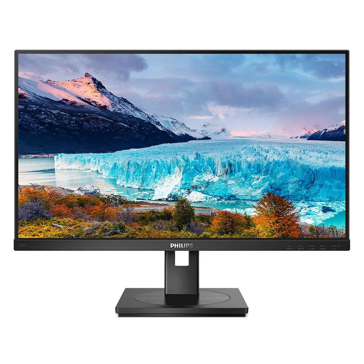 Philips 243S1-24 Zoll FHD USB-C Docking Monitor, höhenverstellbar (1920x1080, 75 Hz, DisplayPort, HDMI, USB-C, RJ45, USB Hub) schwarz - Bild 9