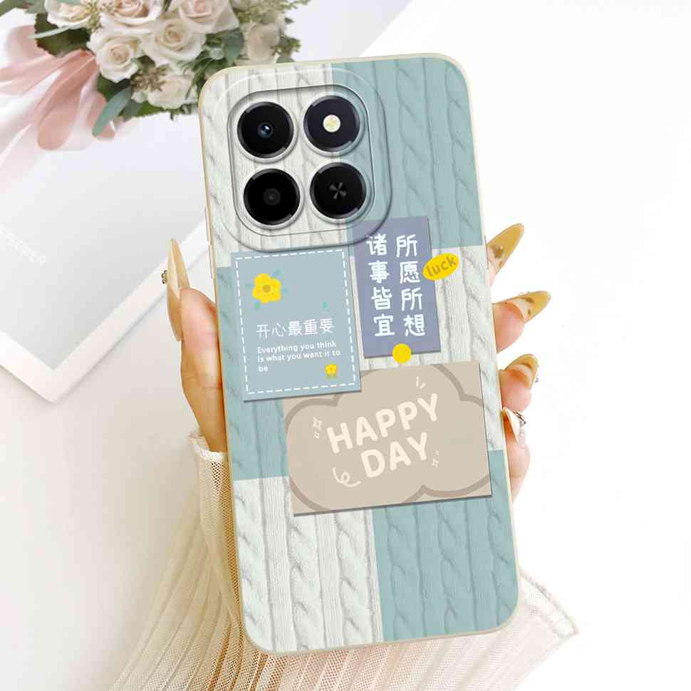 For Honor X6c Case Beautiful Sunflower Shockproof Protection Phone Case For Honor X 6c X 6b X6b X 6a X6a 4G Soft Silicon Cover