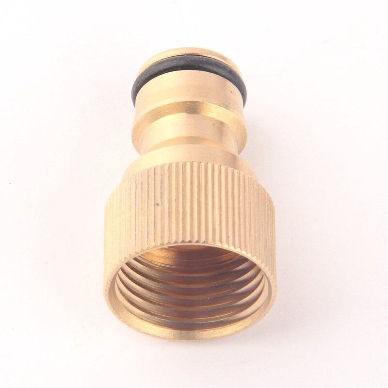 1Pc M18 or M22 Electric Car Wash Pump Connector, Household Wash Brush, Copper Nipple Handle, Switch Connector