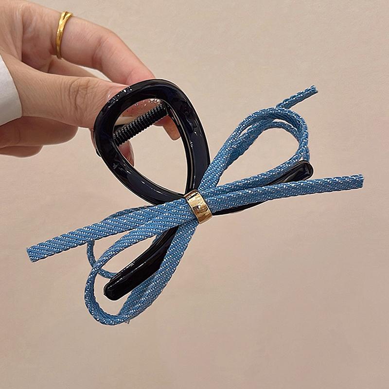 Bow Hair Clip For Women Temperament Hair Accessories Korean Hairpin Hair Claw Girls Headwear Small Size Hair Claws Clips