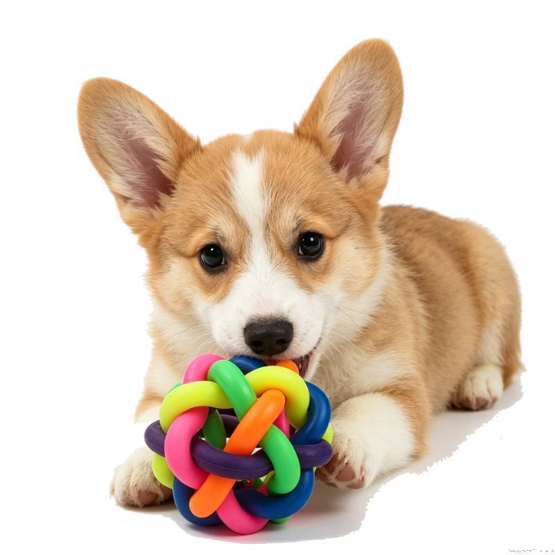 Pet Toy Ball With Sound Features Durable Plastic Material For Pets Playtime