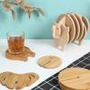 Wooden Trivet Coaster Set Creative Animal-Shaped Heat-Resistant Placemats for Cups Pots Stackable Versatile Desk Decor for Home Kitchen Outdoor Dining