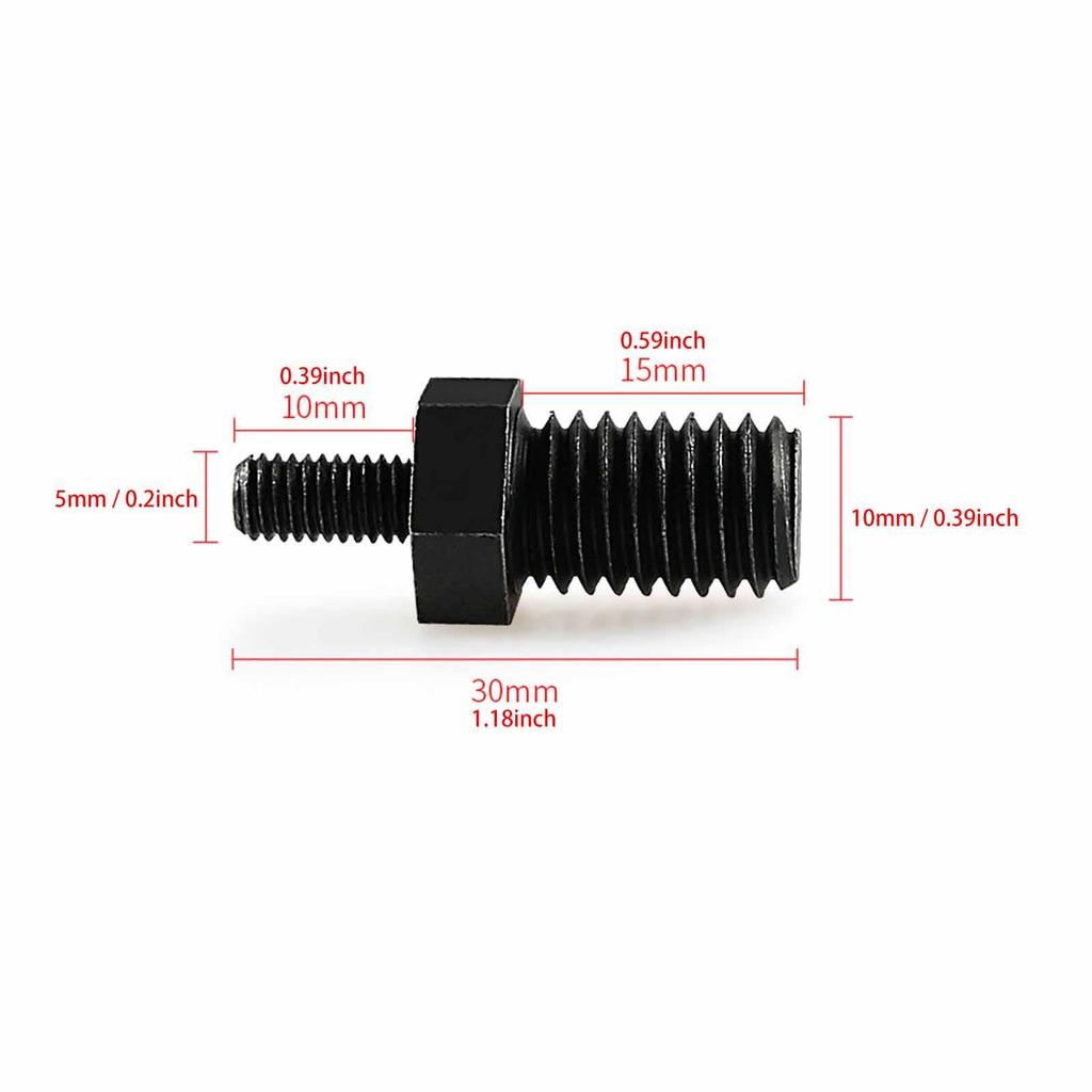 Angle Grinder Attachment Adapter Extension Shaft M 5 to M 10 Easy Installation
