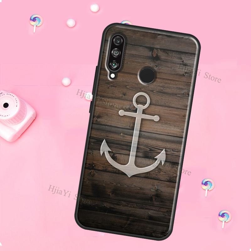 Anchor Boat For Huawei Honor Magic 5 Lite X8 X9 X8a X9a 50 70 P20 P30 P40 P50 P60 Pro P Smart 2019 Case