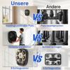 Music Boxing Machine, Electronic LED Boxing Machine with Dual Strike Zones Bluetooth Gloves 9 Speed