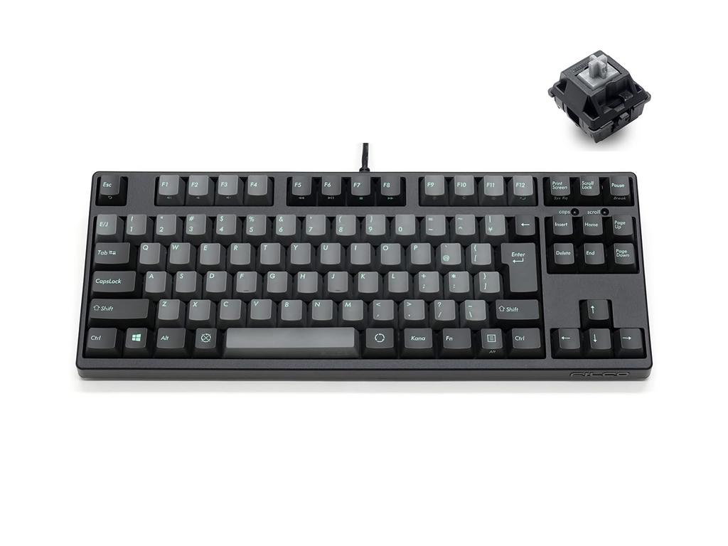 Majestouch 2SS Edition Cherry MX Speed Silver Achse Tenkeyless Japanisches Layout 91 Tasten PBT Formguss Farbtastenkappen Rollover-kompatibel Funktionstaste