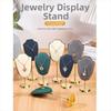 Velvet Necklace Pendant Holder Metal Base Jewelry Storage Display Rack  for Home Jewelry Storage