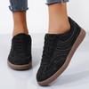 Baskets Casual Rétro Style Allemand Grandes Tailles pour Femmes - Bloc de Couleurs, Légères, Polyvalentes, à Lacets