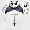 Halloween Bat Wings Three Piece Set (Back Headpiece Hand) Role Playing Party Stage Performance